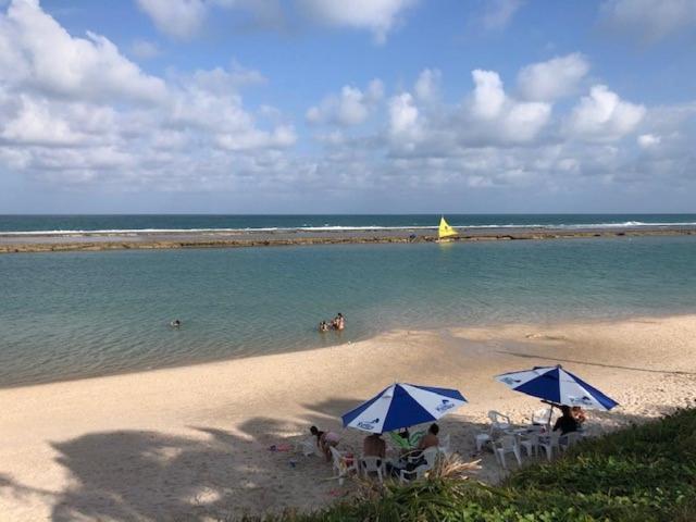 Muro alto Bangalô pé na areia Pôrto das Galinhas Exterior foto